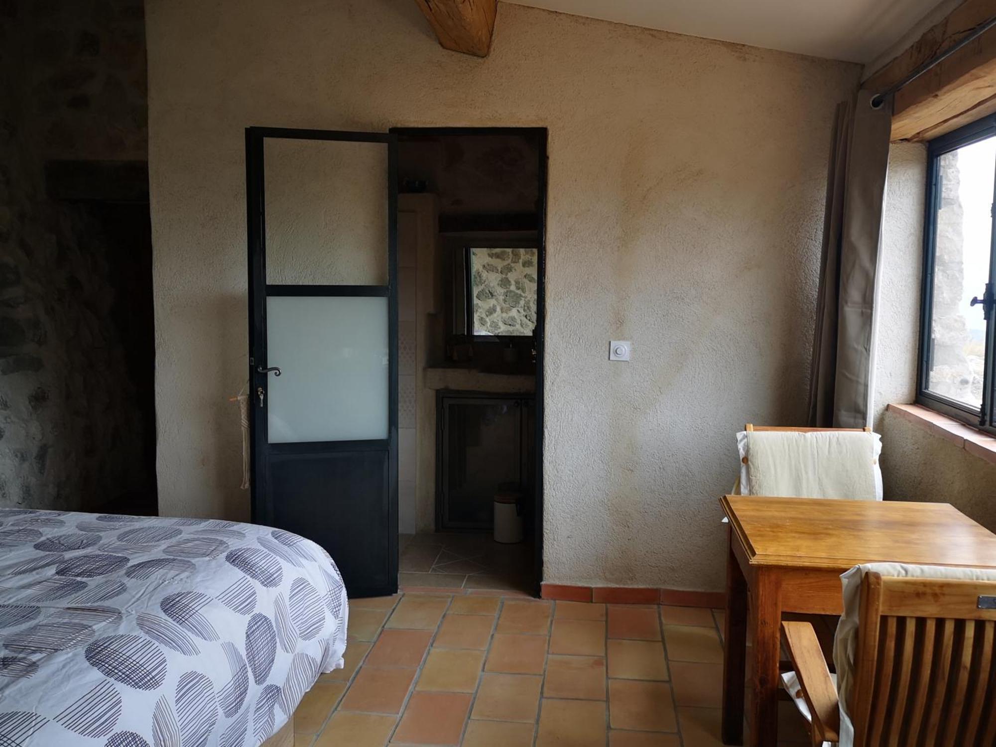 Le Cabanon De Gourdon Bergerie Renove En Pierre Vue Mer Bed & Breakfast Eksteriør bilde